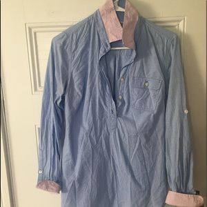 Vineyard Vines Half Button Blouse